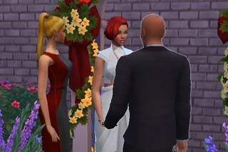 Illustration for article titled The Sims 4 Celebrity House Update: Rihanna Gets Married